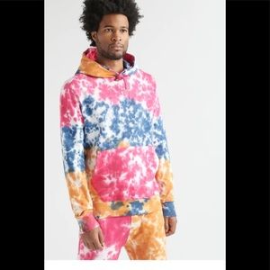 Decibel Tie Dye Pink & Blue see pics Jogger Pants